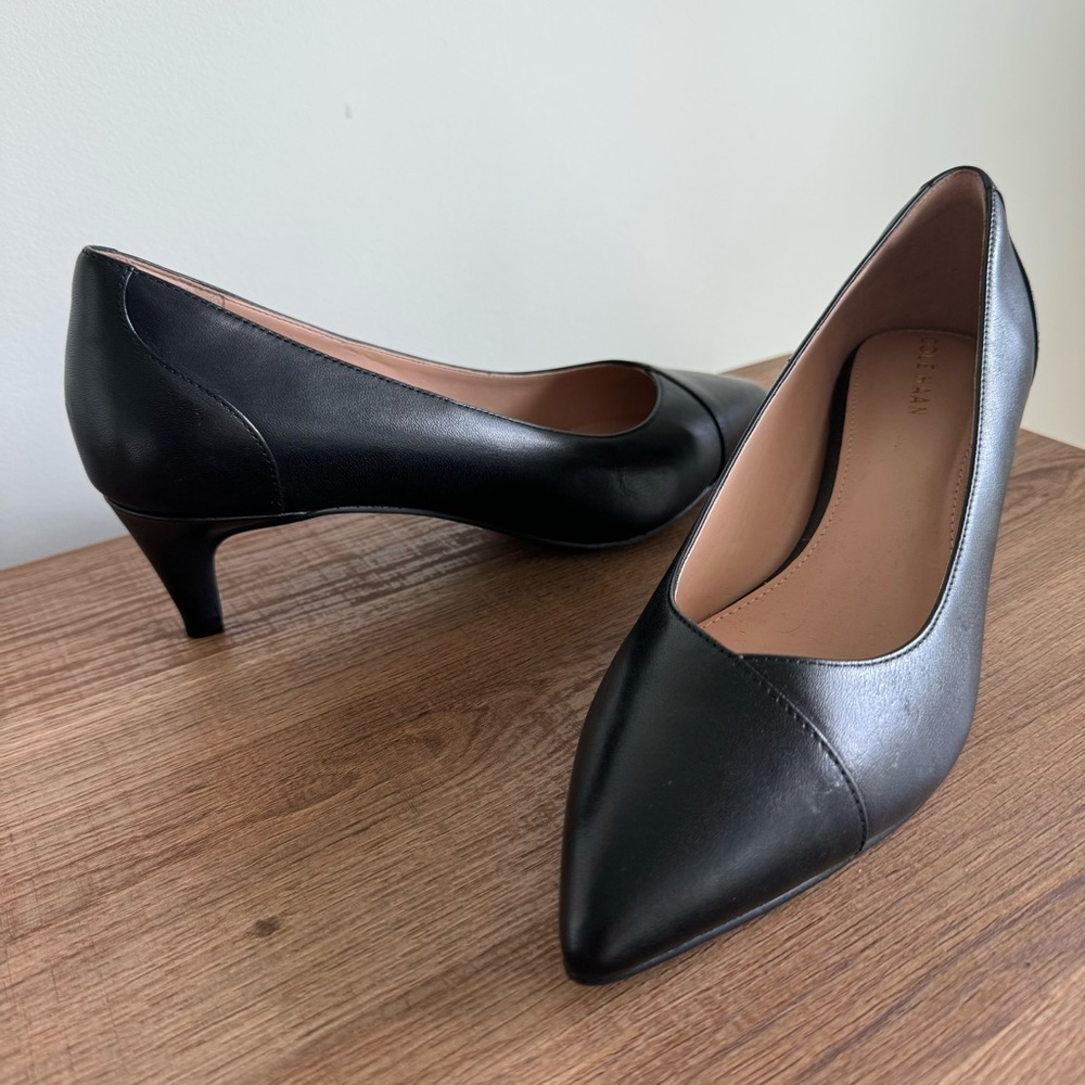 Cole Haan - Women’s Brenley Black Leather Pump size 9.5
